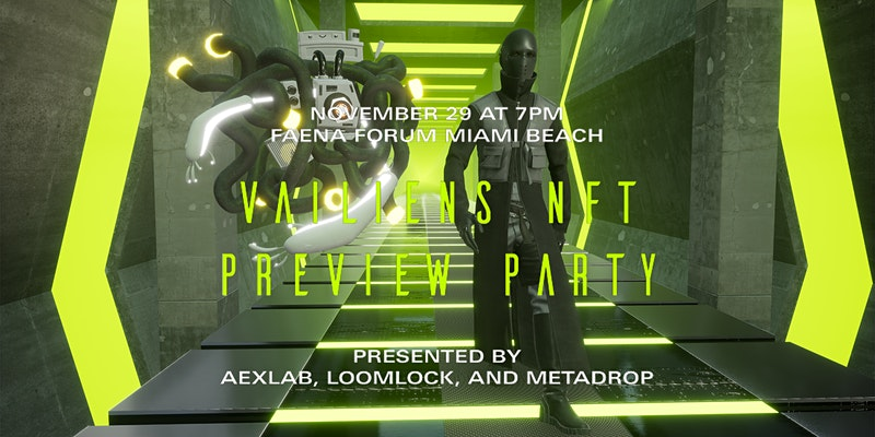 AEXLAB and METADROP Announce 1000 Guests Miami Party for Live Auction NFT Drop