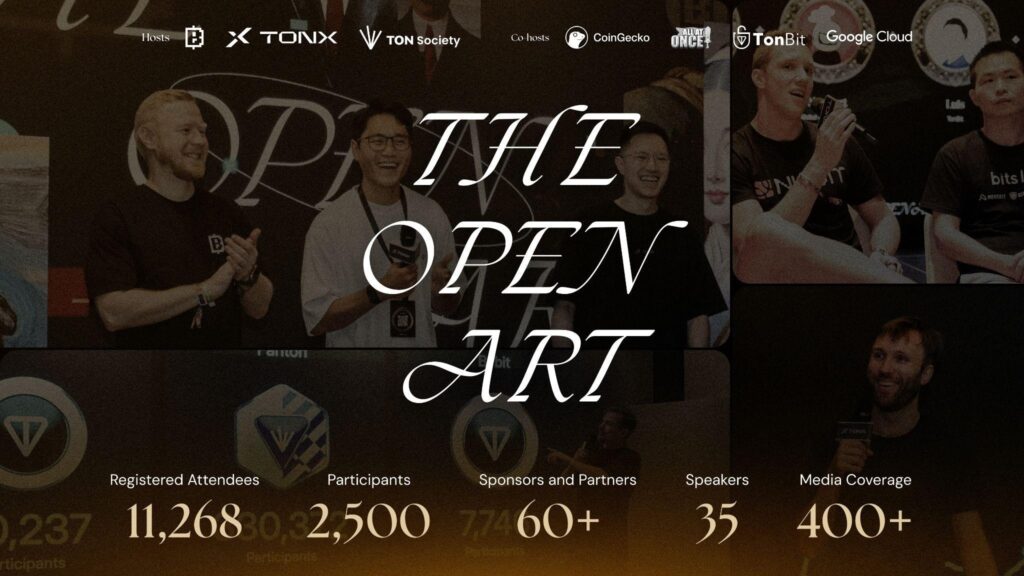 The Open Art by Blum, TONX, and TON Society Draws 11,280+ Registered Attendees, Becoming the Largest Event of Token2049 Week